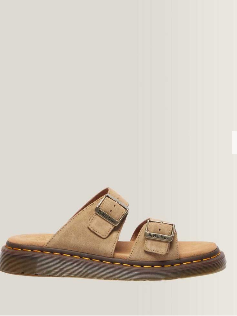 Dr martens Josef suede slide sandals